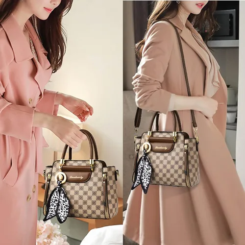 Miniatura 2 de PHEVOS Bolsos de mano y monedero para mujer, bolso de hombro retro con asa superior