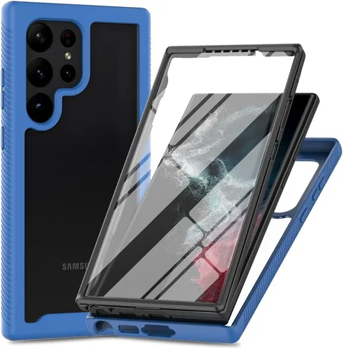Miniatura 15 de Funda para Samsung Galaxy A13 LTE 4G, Samsung A13 LTE Funda para teléfono con protector de pantalla integrado, cubierta trasera delgada transparente