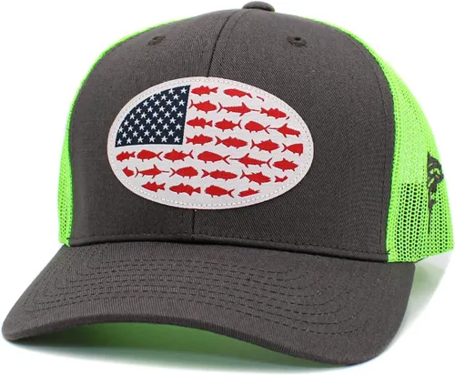 Miniatura 186 de KBETHOS Tactical Operator Collection USA Fishing Mesh Ballcap Flag Patch America Outdoors Trucker Baseball Cap