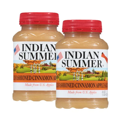 Miniatura 8 de Indian Summer Puré de manzana en trozos premium hecho con manzanas estadounidenses por cultivadores estadounidenses