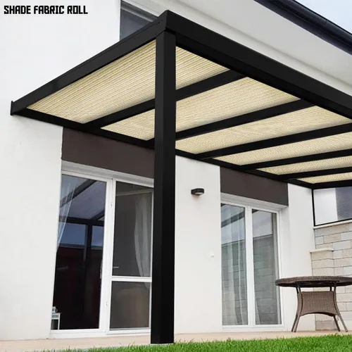 Miniatura 3 de TANG Rollo de tela para sombra solar, 8 x 50 pies, tela de sombra para jardín, color beige, malla de HDPE, cubierta de pérgola, toldo de repuesto