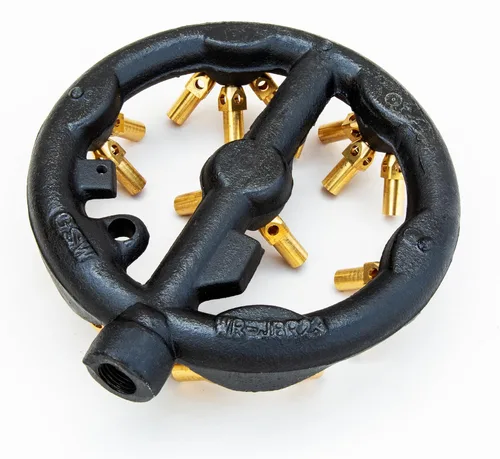 Miniatura 7 de Wok chino rango 23 puntas Jet Burner, puntas de cobre, cuerpo de hierro fundido, gas natural WR-JBR23NG