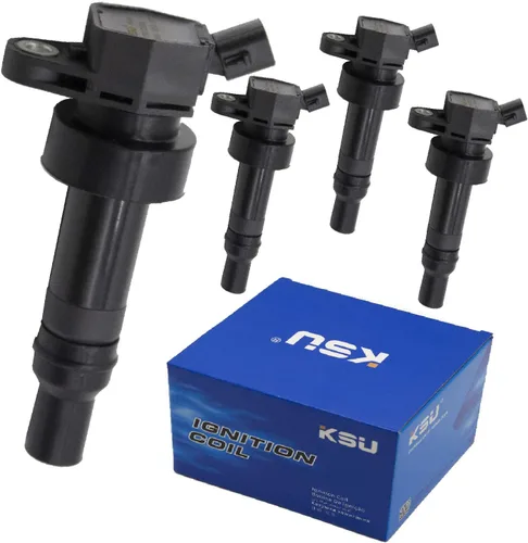 Paquete de bobina KSU compatible con Hyundai Kia Rio Soul Accent Veloster Attitude 1.6L l4 solamente (no es compatible con turbo) 273012B100 UF652