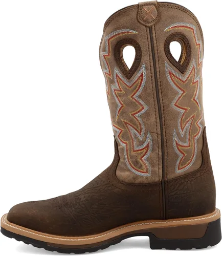 Miniatura 158 de Twisted X Botas Tech X para hombre de 12 pulgadas, botas occidentales casuales para hombre