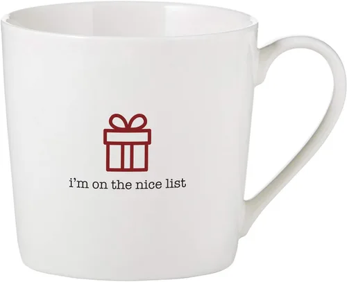 Miniatura 5 de SB Design Studio D4441 SIPS - Taza de café de porcelana de hueso, 14 onzas, agradable de decir