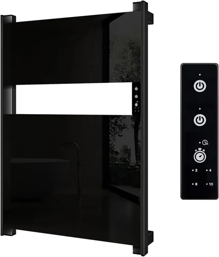 Toallero térmico para baño, calentador de toallas con temporizador montado en la pared, calentador de toallas eléctrico, calentador de toallas de