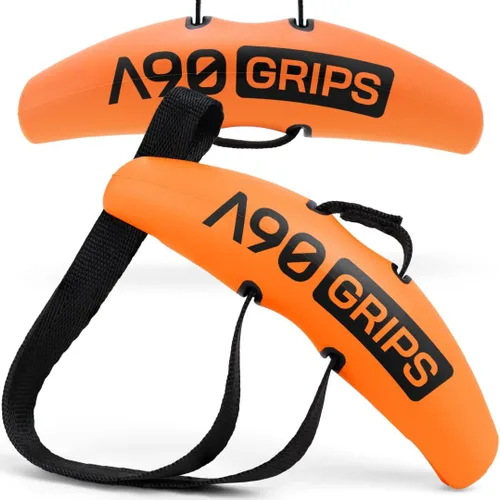 Angles90 Agarres de dominadas originales - Accesorio de tracción lateral - Máquina de fila y cable de barra en T - Mango D - Entrenador de fuerza de