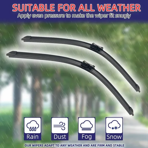 Miniatura 4 de Escobillas de limpiaparabrisas delantero compatibles con Peugeot 208 2008 308 3008 408 508 5008 Boxer Partner cepillo de parabrisas