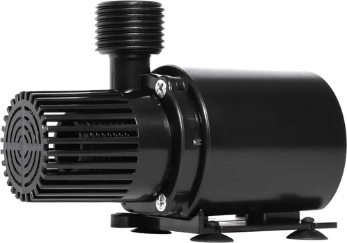 Miniatura 3 de Bomba de agua sumergible de 12 V, flujo ajustable de 210 GPH para acuario/fuente/hidroponía, bomba de CC silenciosa con boquillas de latón