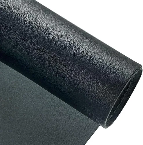 Miniatura 3 de Tela de piel sintética de 1 yarda, 54 x 36 pulgadas, material suave de color sólido, 0.035 in de grosor, perfecto para fundas de tapicería, bolsos