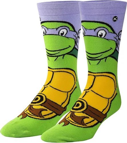 Miniatura 2 de Odd Sox, Nickelodeon TMNT Teenage Mutant Ninja Turtles, 90's Cartoon, Fun Socks