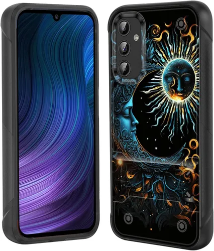 Miniatura 79 de Funda para Galaxy S24 Plus con soporte, doble capa híbrida de policarbonato duro y silicona suave, resistente a prueba de golpes, funda protectora