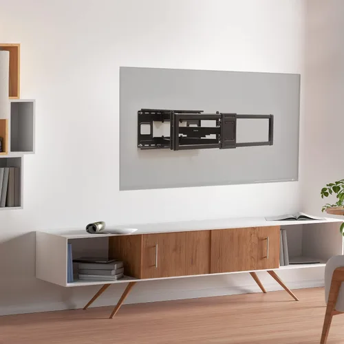 Miniatura 2 de VIVO 60 a 120 pulgadas Soporte de pared para TV de pantalla grande y resistente para pantallas LCD LED planas y curvas, montaje giratorio