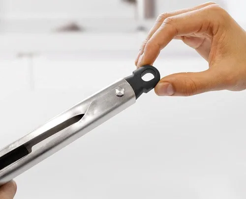 Miniatura 3 de Joseph Joseph Elevate Carousel - Juego de utensilios de cocina de nailon con soporte de almacenamiento giratorio, 6 piezas, color gris