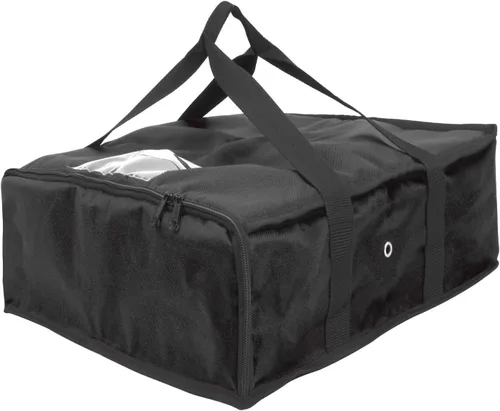Miniatura 4 de Summit Ridge Bolsa aislada para entrega de alimentos Bolsas de pizza de 20 x 20 pulgadas para entrega, con cremallera con ventilación y bolsillo
