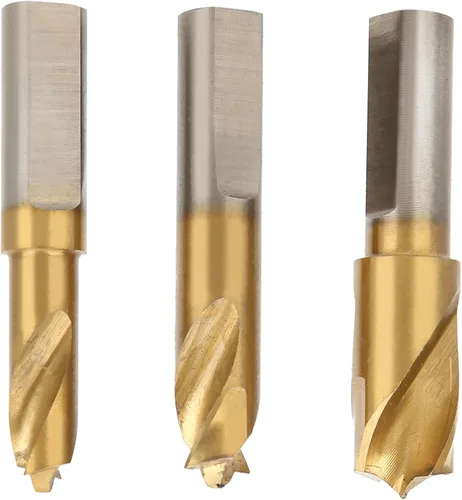 Durable HSS CO Cobalt Spot Soldadura Broca Set, Fácil Separación de Paneles Soldados por Puntos, 3pcs Cortador Accesorios 1/4in 5/16in 3/8in