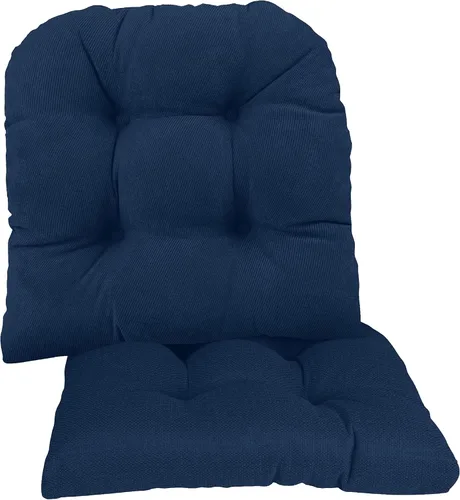 Miniatura 23 de Klear Vu Gripper Overstuffed - Cojines universales antideslizantes para silla de comedor para decoración de cocina o uso de oficina, almohadilla