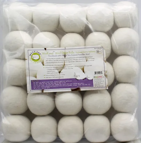 Miniatura 11 de Wooland Wholesale Bulk Laundry XL Premium - Pelotas secadoras de lana 100% de lana orgánica de Nueva Zelanda Suavizante de tela natural para pieles