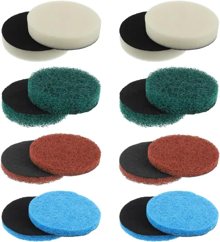 Miniatura 12 de Juego de 16 piezas de almohadillas de limpieza eléctricas para cepillo de limpieza Dremel Versa: 4 almohadillas de espuma, 4 alfombrillas de cocina