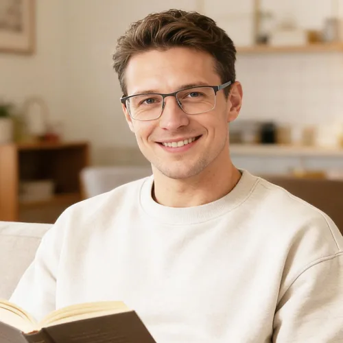 Miniatura 2 de EYECEDAR Paquete de 5 lentes de lectura para hombre, lentes de bloqueo de luz azul, gris plomizo, metal, medio marco, bisagras de resorte, lectores