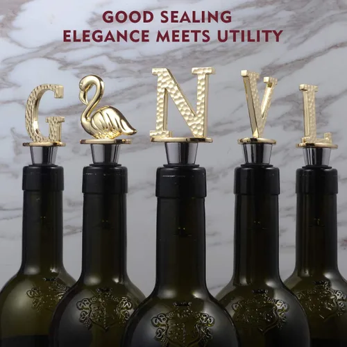 Miniatura 6 de Miicol Tapón de vino, Prosecco Topper, Tapón de champán personalizado, Accesorios de vino de oro, Regalo de los amantes del vino, regalo de Oro rosa