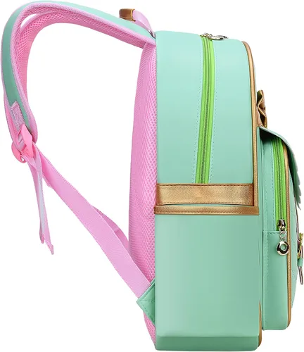 Miniatura 4 de Mochila impermeable de PU para niños de la escuela primaria