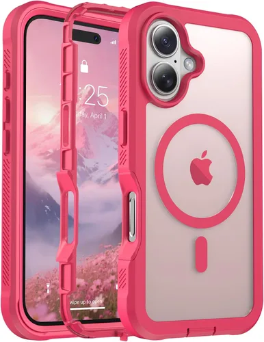 Miniatura 136 de jaroco - Funda magnética compatible con MagSafe para iPhone 11 de 6.1 pulgadas; protección de grado militar contra caídas, de doble capa