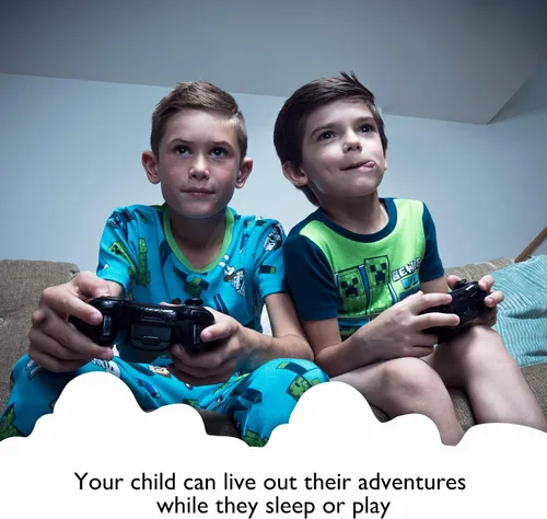 Miniatura 2 de Minecraft Boys' Big Snug Fit Cotton Pajamas
