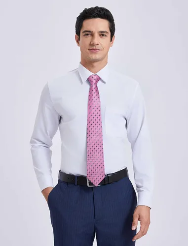 Miniatura 306 de HISDERN Conjunto de corbata a cuadros a cuadros pañuelo tejido clásico formal para hombre corbata y bolsillo cuadrado