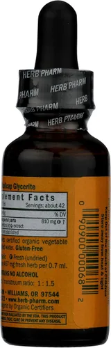 Miniatura 4 de Herb Pharm Skullcap, Extracto de hierbas líquido sin alcohol: hierba tradicional relajante Skullcap, apoyo mental tranquilo Sin azúcar, sin OMG