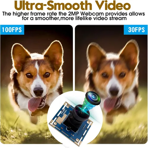 Miniatura 5 de Módulo de cámara USB 1080P gran angular de alta velocidad 0.142 in lente PC cámara para computadora Mini UVC USB2.0 Lightburn Cámara OV2710 Cámara