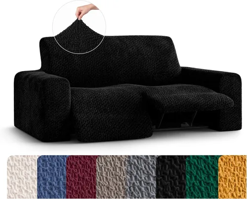 Miniatura 27 de PAULATO BY GA.I.CO. Funda reclinable – Funda de ajuste suave – Protector elástico de muebles reclinables de 1 pieza – Tela de terciopelo lavable a