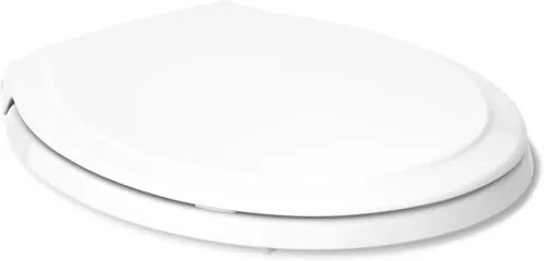 Miniatura 9 de KOHLER 78059-RL-0 Rutledge Nightlight ReadyLatch Asiento de inodoro de cierre lento, frente redondo, tapa y asiento de cierre silencioso, Blanco