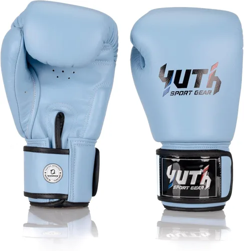 Miniatura 6 de Guantes de Muay Thai Guantes de boxeo tailandés de boxeo profesional Guantes de boxeo tailandés ligeros absorbentes de golpes MMA Kickboxing