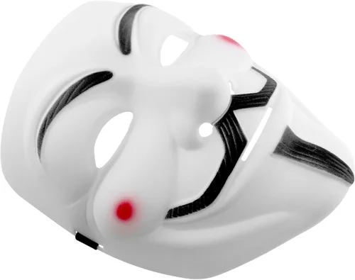 Miniatura 2 de Máscara de hacker V para vendetta para niños, mujeres y hombres, disfraz de cosplay de Halloween