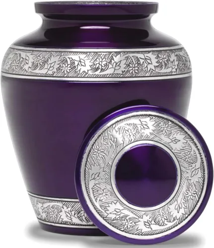 Miniatura 12 de Eternal Harmony Urna grande para cenizas, urna de cremación masculina y femenina para cenizas humanas con acabados elegantes, sello seguro y bolsa