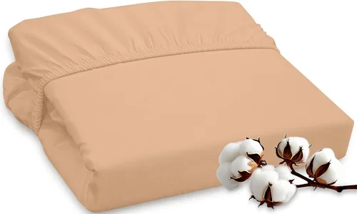 Miniatura 10 de ROYALE LINENS Sábana bajera ajustable de 300 hilos 100% algodón peinado de fibras largas, tamaño Queen, sábana inferior súper suave con bolsillo
