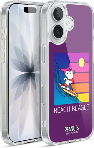 Miniatura 23 de Head Case Designs Peanuts Tropical Surf Snoopy Aloha Disco Gel Funda con licencia oficial [protección de grado militar] compatible con Apple iPhone