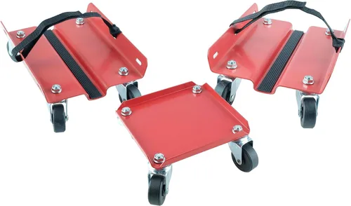 Miniatura 2 de Juego de rodillos para motos de nieve que soporta hasta 1500 libras con correas resistentes que se fijan firmemente en los esquís KF2011