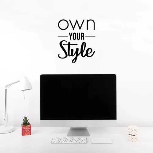 Miniatura 2 de Calcomanía de vinilo para pared, 14 x 12 pulgadas, bonita calcomanía motivacional positiva de autoestima para dormitorio, baño, armario, boutique