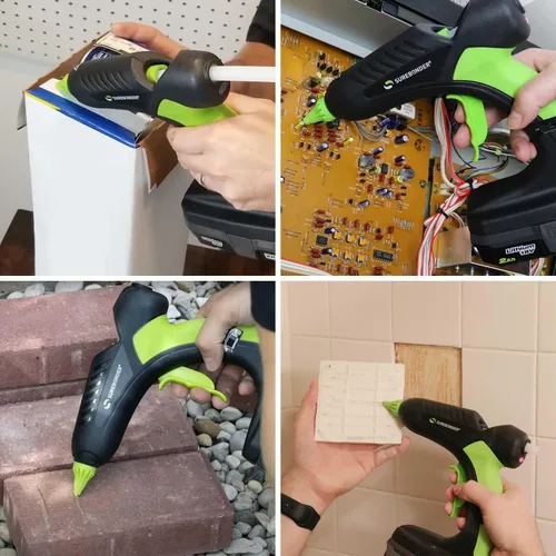 Miniatura 3 de Surebonder Pistola de pegamento caliente completamente inalámbrica de 18 V con batería Ryobi, profesional, tamaño completo para bricolaje