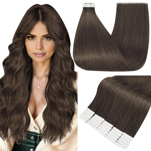Miniatura 49 de Full Shine - Extensiones de cabello con cinta adhesiva de 18 pulgadas, extensiones de cabello Remy de 1.76 oz, extensiones de cabello lacio
