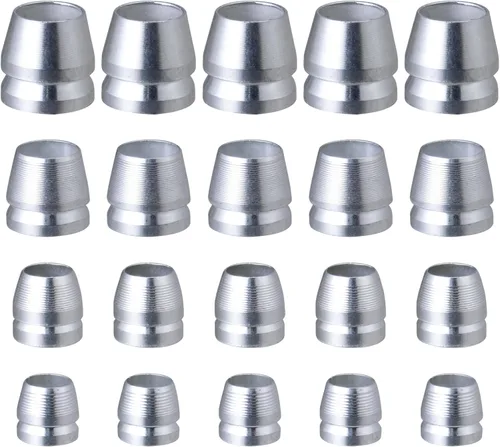 Miniatura 7 de Juego de 20 piezas de cuñas de mango redondo de seguridad, hacha, mano, cuña de metal, mango de martillo, cuña de acero, mazos, kit de cuña de mango