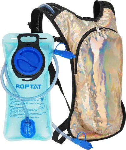 Miniatura 11 de Mochila de hidratación Roptat con bolsa de agua de 2L - Mochila de agua ligera con bolsa de agua para mujeres, hombres, correr, montar, andar