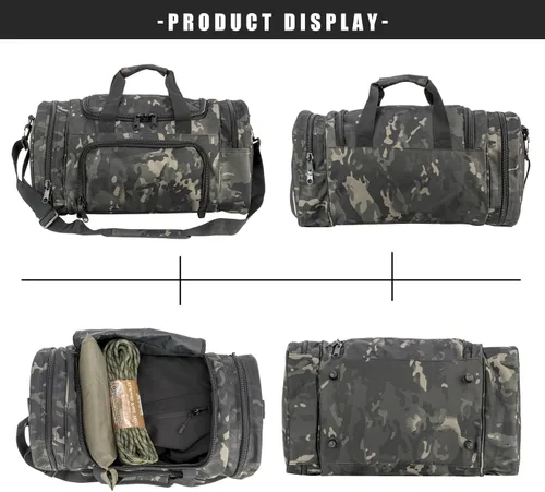 Miniatura 6 de Miramrax Bolsa de gimnasio para hombres y mujeres con compartimento para zapatos, deporte, fin de semana, viajes, durante la noche, bolsa