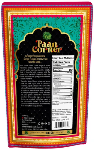 Miniatura 3 de Paan Corner Crispy Cool Mukhwas, ambientador de boca indio, 4.23 onzas
