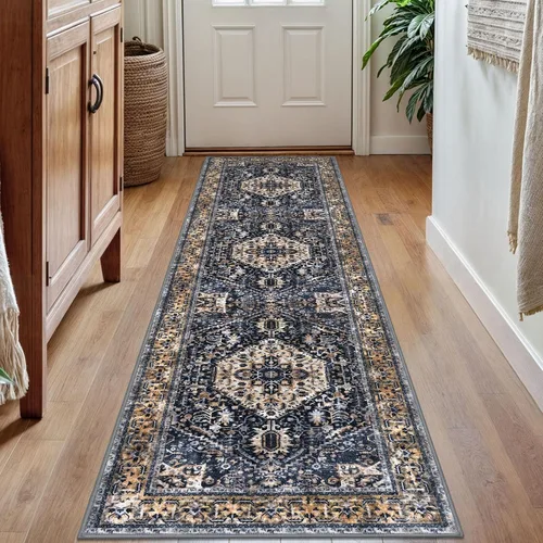 Miniatura 167 de KOZYFLY Alfombra Pequeña de Área 2x3 Pies Alfombras para Entrada Lavable Boho Alfombra de Entrada Antideslizante Tapete de Puerta Interior Entrada