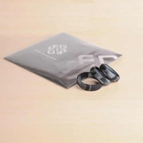 Miniatura 60 de Knot Theory - Anillo de boda de silicón para hombres y mujeres Anillos de goma finos de calidad superior con gran estilo, comodidad; son ideales