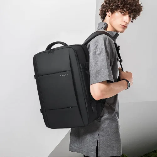 Miniatura 7 de BANGE Mochilas de viaje, mochilas de mano aprobadas para vuelo, mochila para laptop de 17 pulgadas para bolsa de viaje internacional, mochila