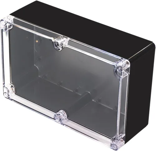 Miniatura 29 de Caja de proyecto IP65 Caja de conexiones impermeable ABS cajas eléctricas negras para bricolaje, Estuche electrónico para proyectos de energía, Caja